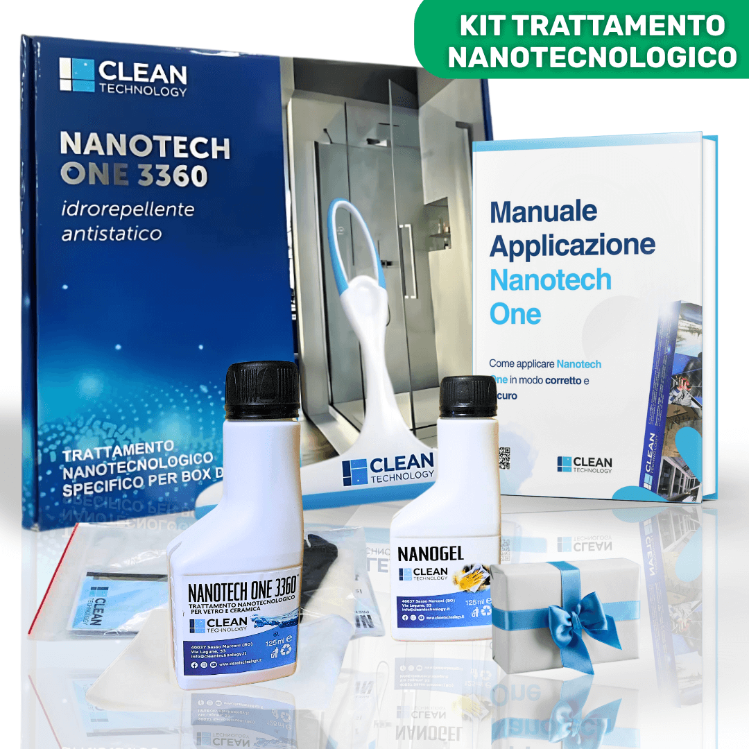 Kit Nanogel + Nanotech One 3360 - Vetro e ceramica perfetti e brillanti per anni con 1 applicazione