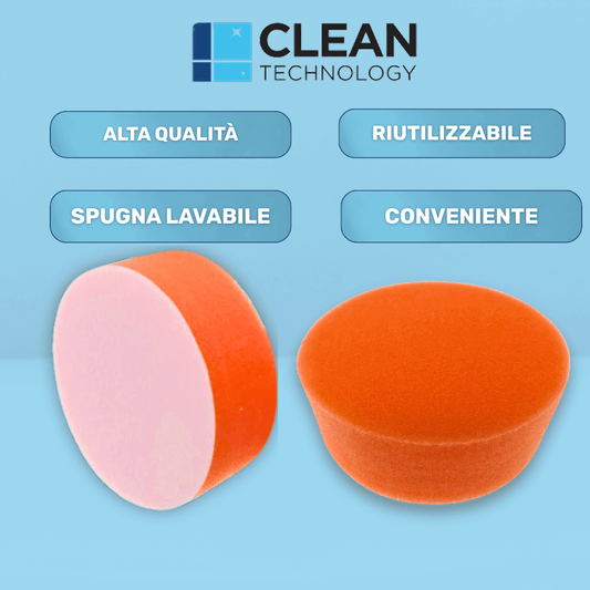 Spugna professionale per lucidatura  80x25mm - Clean Technology