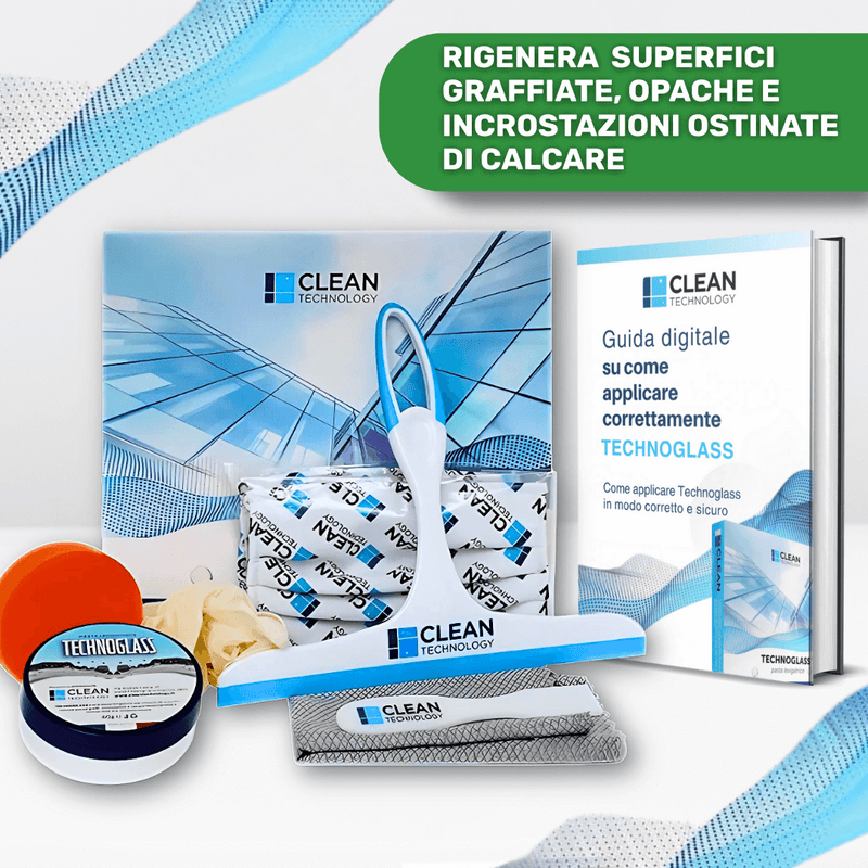 TECHNOGLASS 80 grammi -PASTA LEVIGATRICE PER RIMUOVERE GRAFFI  E INCROSTAZIONI DI CALCARE DA VETRO